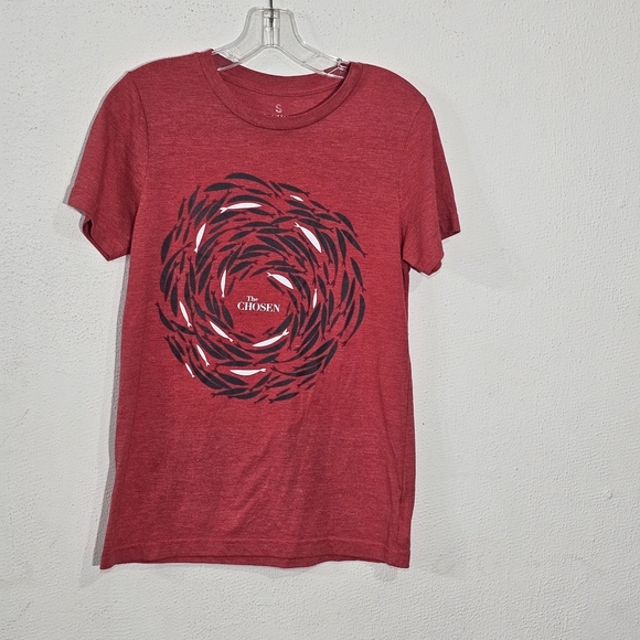 the chose Tops - THE CHOSEN Red Graphic T-Shirt
